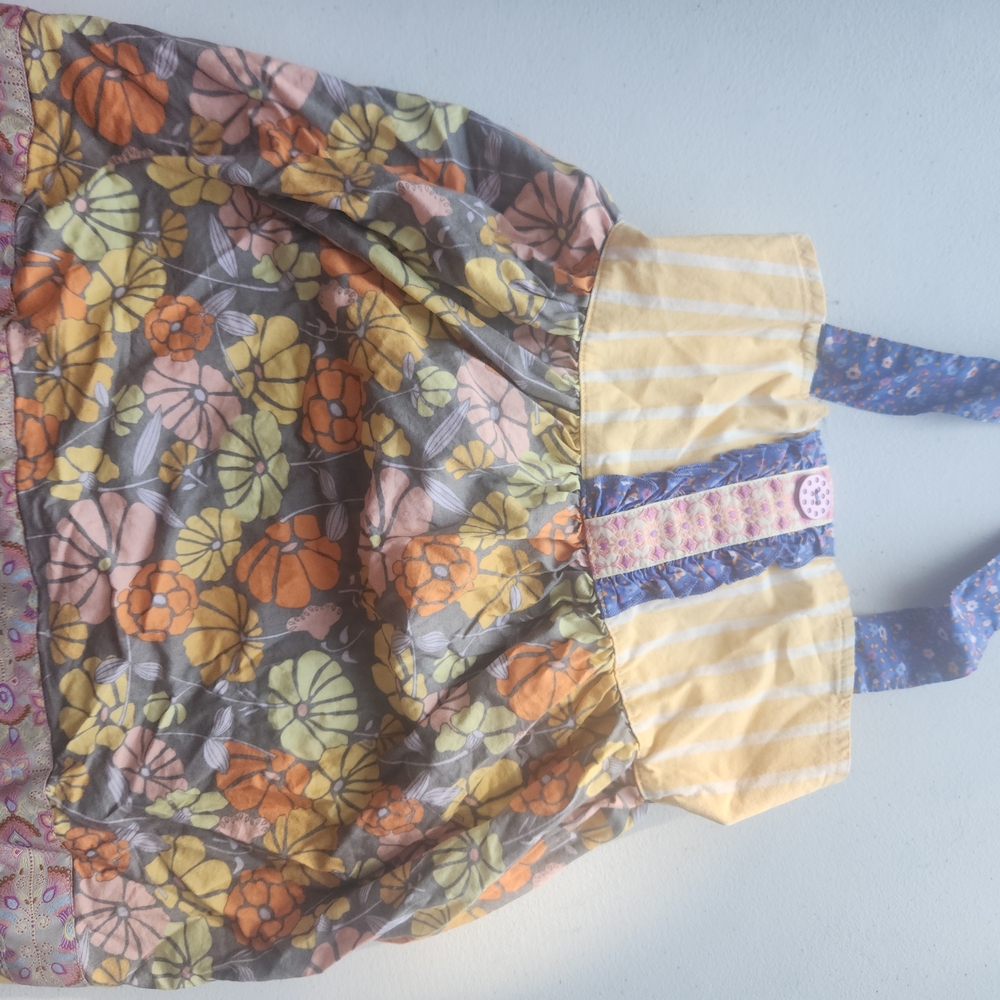 Matilda Jane Floral and Striped Tank Top